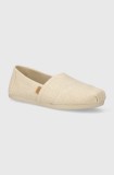 Toms espadrile Alpargata culoarea bej, 10020656