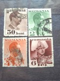 L.P 108 Uzale Carol II -Fără Posta-Serie Stampilata anul 1934