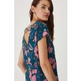 Medicine tricou din bumbac femei, culoarea verde