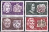 Franta 1968 - Bărbați celebri, 2 Serii, MNH