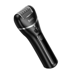 Pila Electrica pentru Calcaie HOCO HP90, 3 Capete Abrazive, Afisaj LED, USB-C, Negru