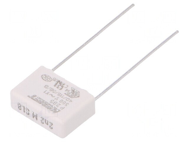Condensator de h&acirc;rtie Y1 2,2nF 500VAC 15mm THT P295