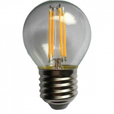 Bec Sferic Filament LED E27 4W 220V 4000K 480 Lumeni