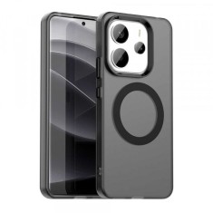 Husa MagSafe pentru Xiaomi Redmi Note 14 4G (Standard), Techsuit, CandyCase, Neagra