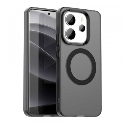 Husa MagSafe pentru Xiaomi Redmi Note 14 4G (Standard), Techsuit, CandyCase, Neagra foto