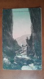 Carte postala, Defileul Bistritel-Valcea, 1915