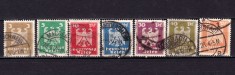 ✅ (S42) Germania Reich 1923 &quot;Vulturul Imperial &quot; serie completa Michel 355/361, stampilate