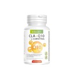 CLA + Q10 + L-Carnitina Intersa, 45 capsule - Supliment alimentar slabire, ardere grasimi, energie, metabolism - Fara zahar, gluten