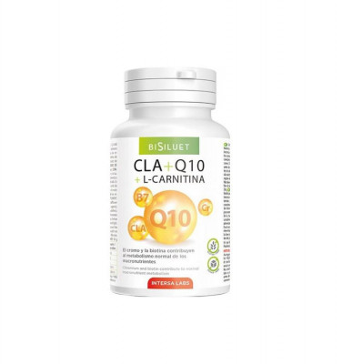 CLA + Q10 + L-Carnitina 45 capsule Bisiluet Dieteticos Intersa foto