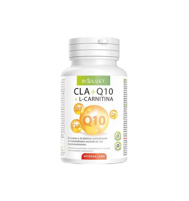 CLA + Q10 + L-Carnitina 45 capsule Bisiluet Dieteticos Intersa