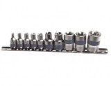 Set tubulare TORX 1/4&quot; - 3/8&quot; 10 pcs. TopMaster