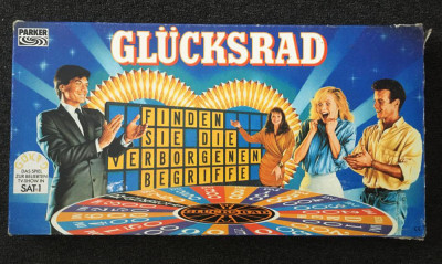 * Joc vintage Glucksrad Sat 1 TV-Show (Roata norocului), limba germana foto
