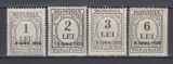 ROMANIA 1930 TAXA DE PLATA SUPRATIPAR 8 IUNIE 1930 SERIE SARNIERA