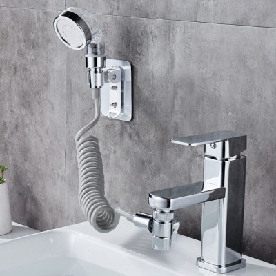 Extensie dus pentru robinet, spalara usoara, furtun flexibil foto