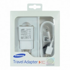 INCARCATOR RETEA CU CABLU DE DATE MICROUSB SAMSUNG EP-TA20EWEUGWW FAST CHARGING ALB ORIGINAL BLISTER