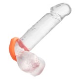 Calexotics-Alpha Sexagon Inel pentru Penis Portocaliu-Silicon
