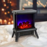 Semineu electric - 900/1800 W Bewello - &icirc;ncalzitor radiant + LED - 36 x 21,5 x 36 cm Best CarHome