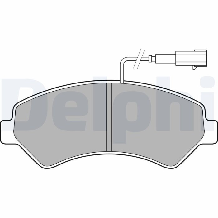 DELPHI LP2492 set placute frana,frana disc