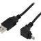 Cablu USB 2.0 A la Micro B unghi 1.8m