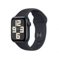 Smartwatch Apple Watch SE (2023) GPS, Retina LTPO OLED Capacitive touchscreen 1.57inch, Bluetooth, Wi-Fi, Bratara Silicon M/L, Carcasa Aluminiu 40mm,