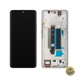 Display cu Touchscreen Xiaomi Redmi Note 13 Pro+ cu Rama Alb (Moonlight White) Service Pack 560001N16U00