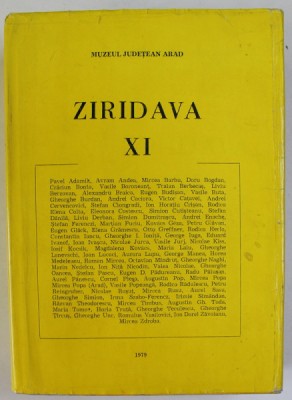 MUZEUL JUDETEAN ARAD , ZIRIDAVA XI , 1979 foto