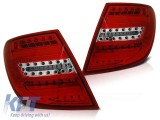 Set de stopuri LED de tuning potrivit pentru Mercedes C-Class W204 2007-2010 break, stanga si dreapta Performance AutoTuning