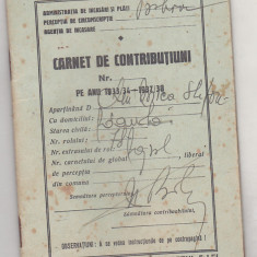 bnk div Carnet de contributiuni - 1935-1936