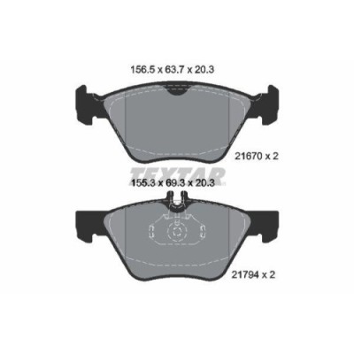 Placute frana Chrysler Crossfire Roadster 05.04-12.08, Crossfire 07.03-12.08; Mercedes Clk (C208) 06.97-12.03, Clk Convertible (A208) 03.98-03.02, Cl foto