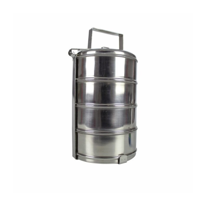 Set cutii pentru alimente, Sufertas Inox, 4x1300 ml, 4 buc