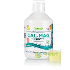 Cal-Mag Lichid - Calciu, Magneziu, Zinc, Vitamina D3 si Vitamina C 500ml