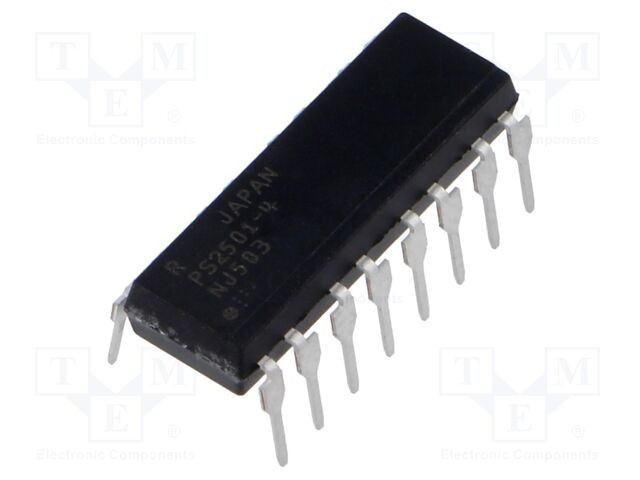 Optocuplor RENESAS THT 4 canale tranzistori PDIP16 5kV 80V