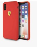 Husa Silicon Ferrari Iphone XR + Cablu de date Cadou, Rosu