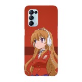 Husa compatibila cu Oppo A72, Viceversa, model Taiga Tora Dora, Silicon, TPU, Transparent, Carcasa