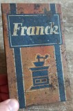 Cutie metalica de cafea Franck, perioada interbelica