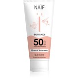 Naif Baby &amp; Kids Mineral Sunscreen SPF 50 crema pentru protectie solara pentru bebeluși și copii mici SPF 50 175 ml