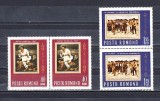 A112 TX9 1 - 1967 - 60 ani de la rascoala taranilor din 1907 perechi doua timbre, Istorie, Nestampilat