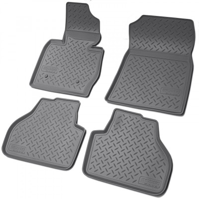 Set de 4 covorase cauciuc 3D stil tavita premium pentru BMW X3 F25 2010-2017 foto