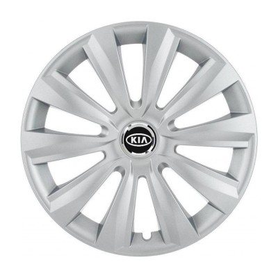 Set 4 Capace Roti, potrivite jantelor de R16, pentru Kia, model delta cromat foto
