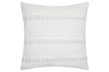 Perna Decorativa Balma 45x45cm Bumbac Alb Canapea Fotoliu Living Dormitor Confort