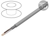 Cablu ecranat PVC gri 2x1mm2