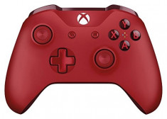 Controller Wireless Microsoft Cu Jack Stereo 3.5 Mm Red Xbox One foto