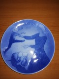 Farfurie portelan de perete Royal Copenhagen Mother&#039;s Day 1981 Ziua Mamei