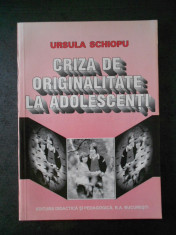 URSULA SCHIOPU - CRIZA DE ORIGINALITATE LA ADOLESCENTI foto