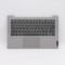 Carcasa superioara cu tastatura palmrest Laptop, Lenovo, IdeaPad 5-14ARE05 Type 81YM, 5CB1A14135, AP2UZ000500, AM2UZ000920, iluminata, argintie, layou