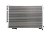 Condensator climatizare Honda CR-V, 02.2005-09.2006, motor 2.2 iCTDI, 103 kw diesel, cutie manuala, full aluminiu brazat, 615 (575)x400 (380)x16 mm,