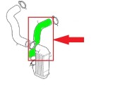 Furtun radiator Rover/Mg 200 1995-2000, 25 1999-2005, diametru 58/58 mm, cauciuc, RapidAuto 6320PW-1