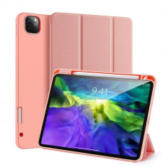 Husa iPad Pro 12.9&amp;#039;&amp;#039; (2020), iPad Pro 12.9&amp;#039;&amp;#039; (2018) Dux Ducis Domo Lite Tablet Cover, roz foto