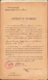 A1165 Contract de &icirc;nchiriere, 1898, Epitropia parohiei Ceauș Radu, București