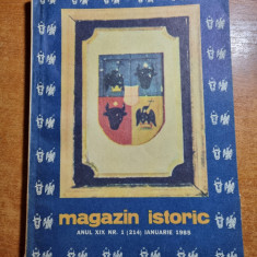 Revista Magazin Istoric - ianuarie 1985